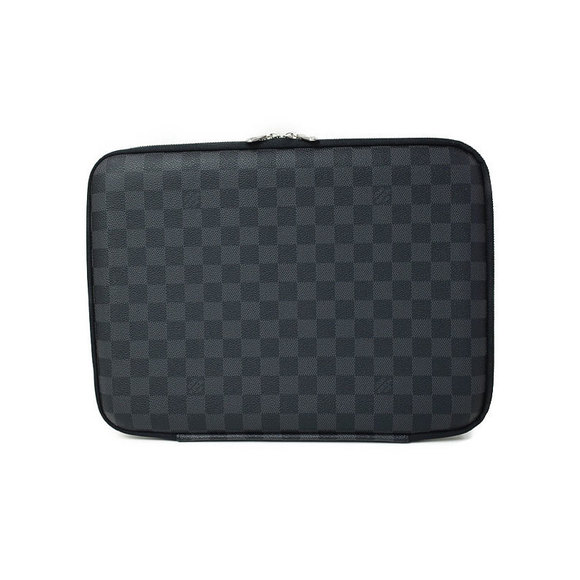 Louis Vuitton PM Graphite Sleeve Case Computer Laptop Black Damier - Picture 1 of 5